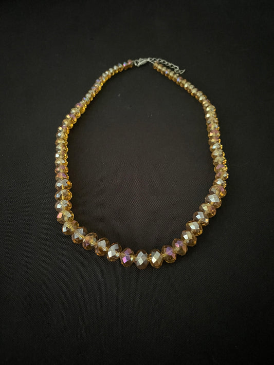 Gold Bead Necklace image 0
