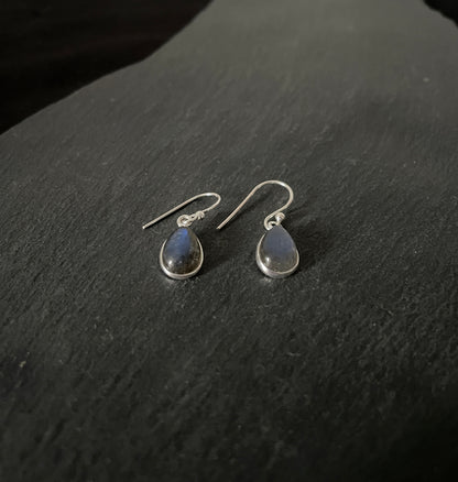 Labradorite Teardrop Earrings image 1
