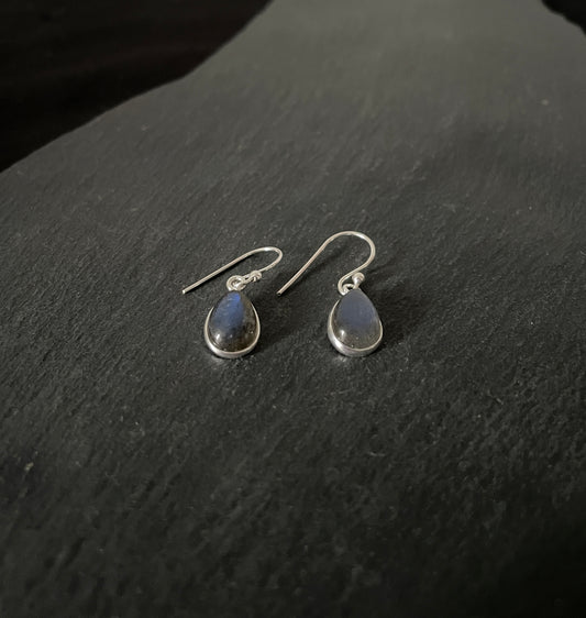 Labradorite Teardrop Earrings image 1