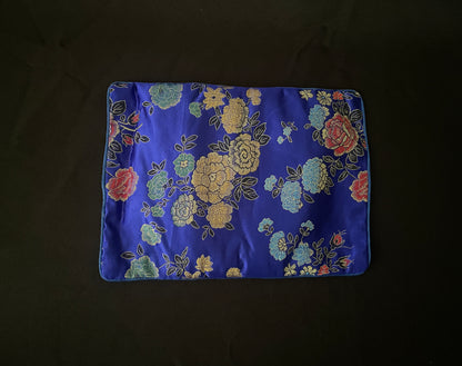 Blue Flower Jewellery Wrap