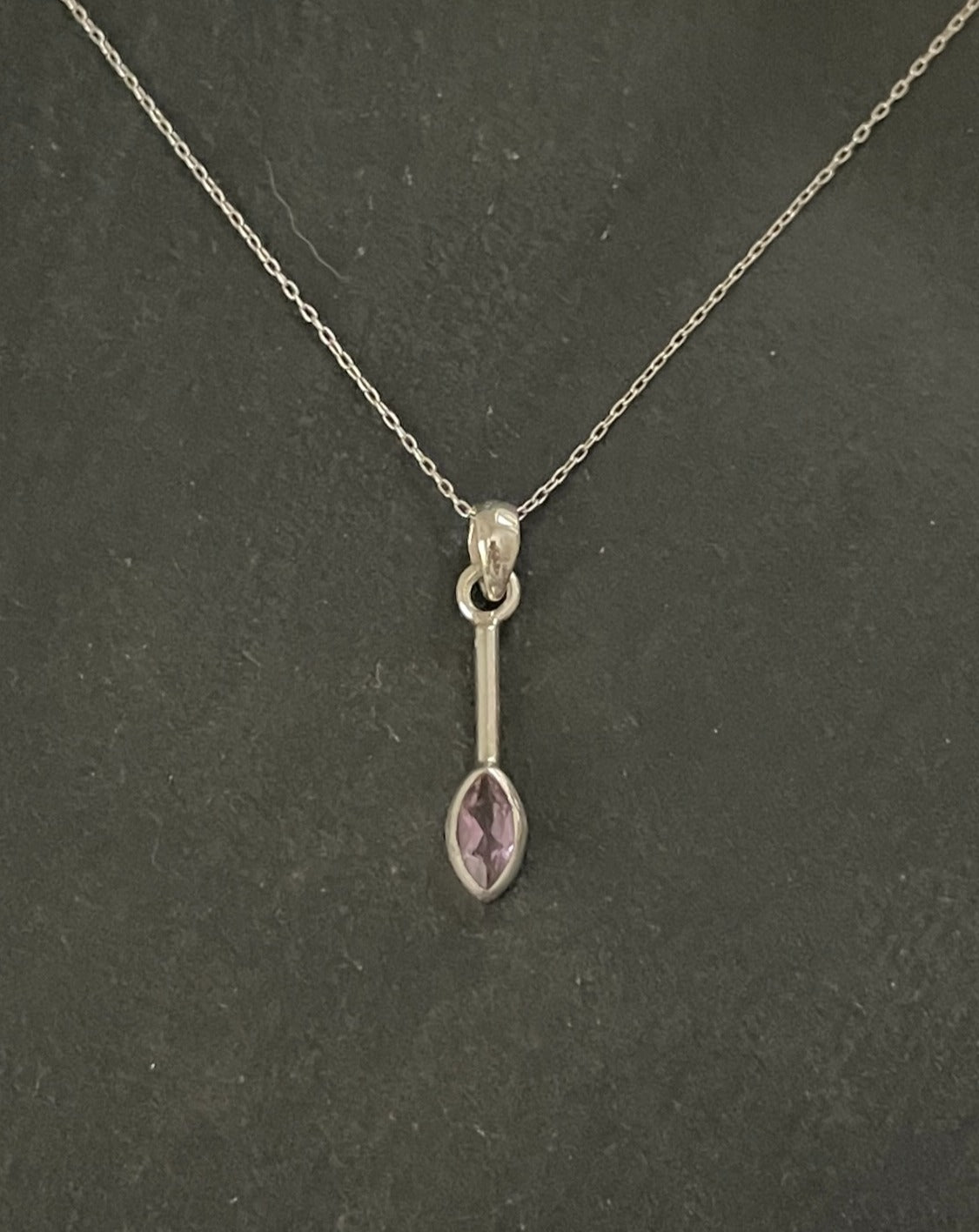 Amethyst Drop Pendant image 0