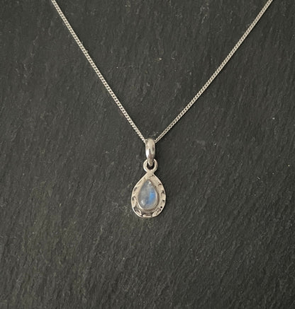 Moonstone Teardrop Pendant image 0