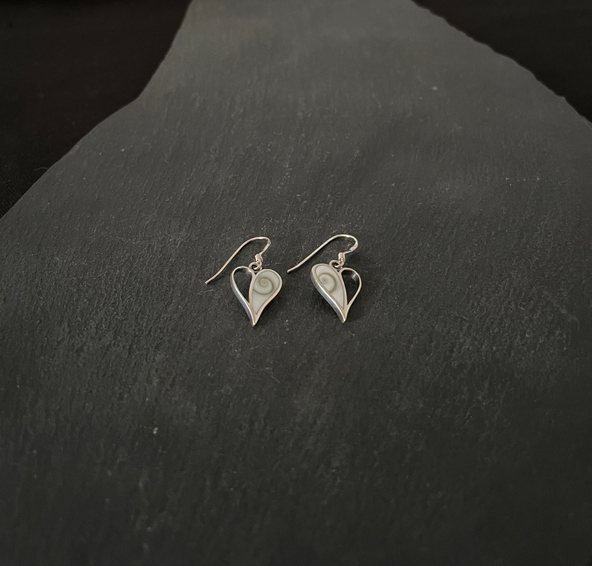 Heart Shiva Shell Earrings image 1