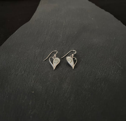 Heart Shiva Shell Earrings image 1