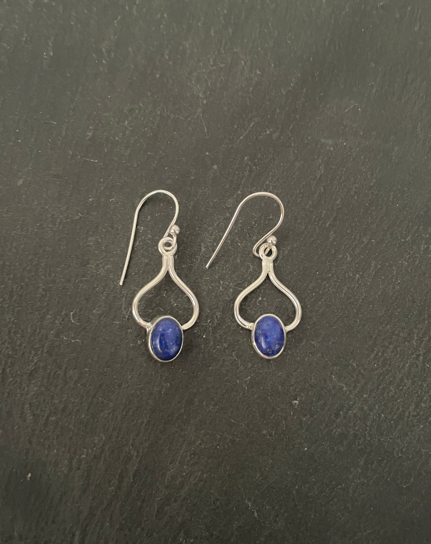 Lapis Lazuli and Silver Earrings image 0