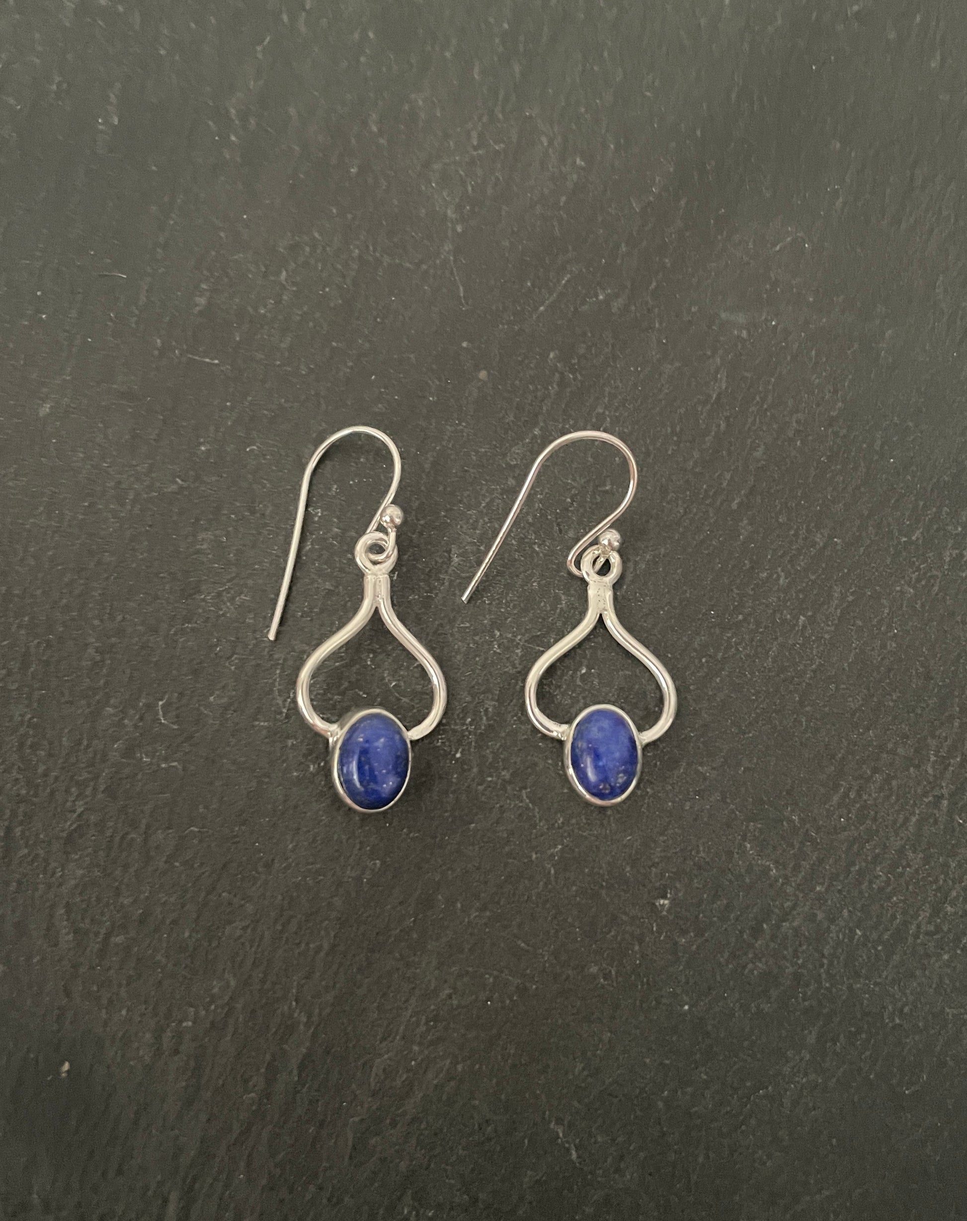Lapis Lazuli and Silver Earrings image 0