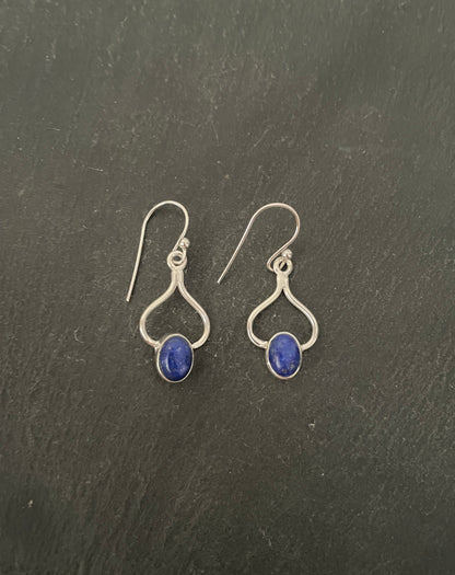 Lapis Lazuli and Silver Earrings image 0