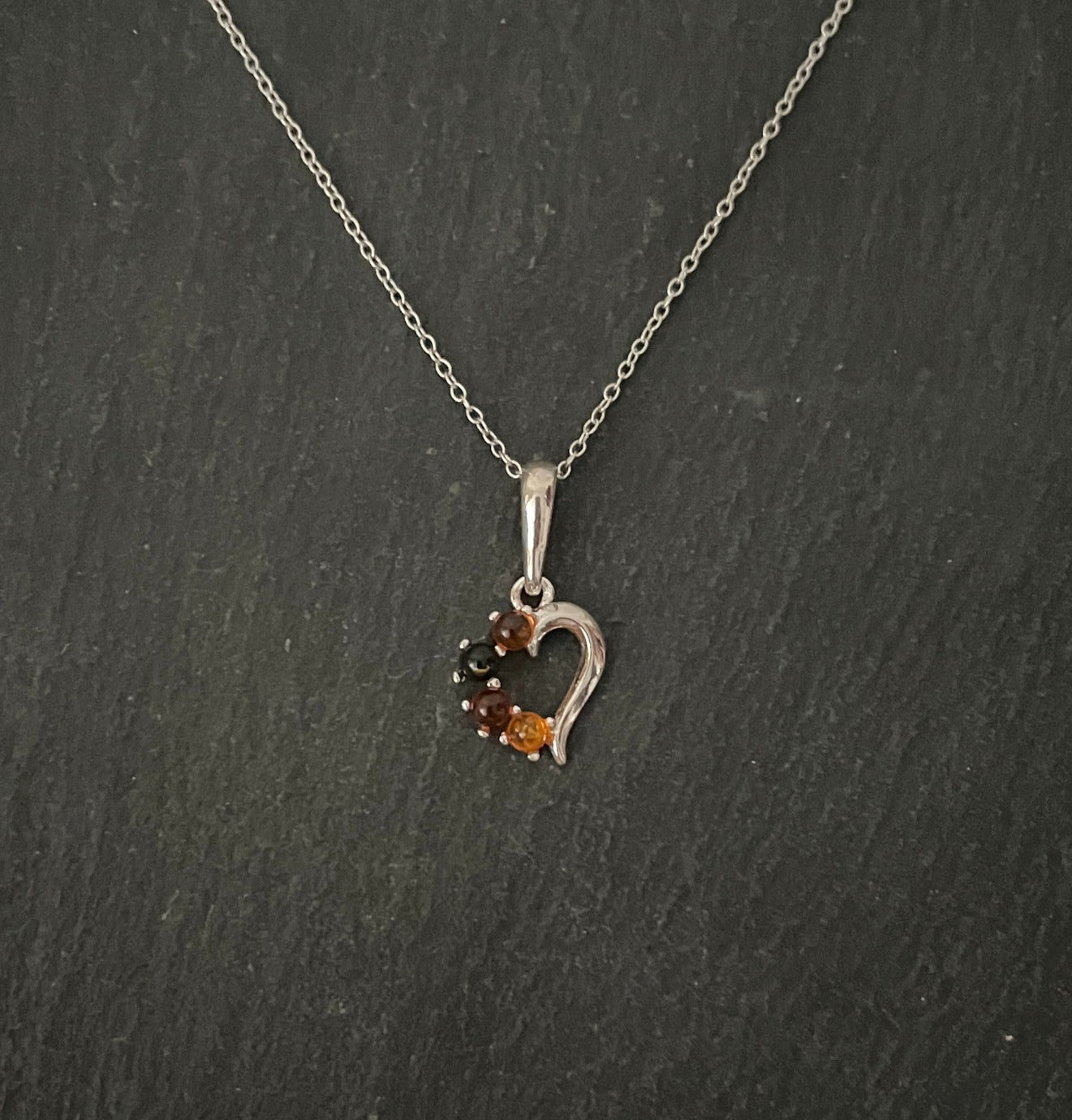 Amber Heart Pendant image 0