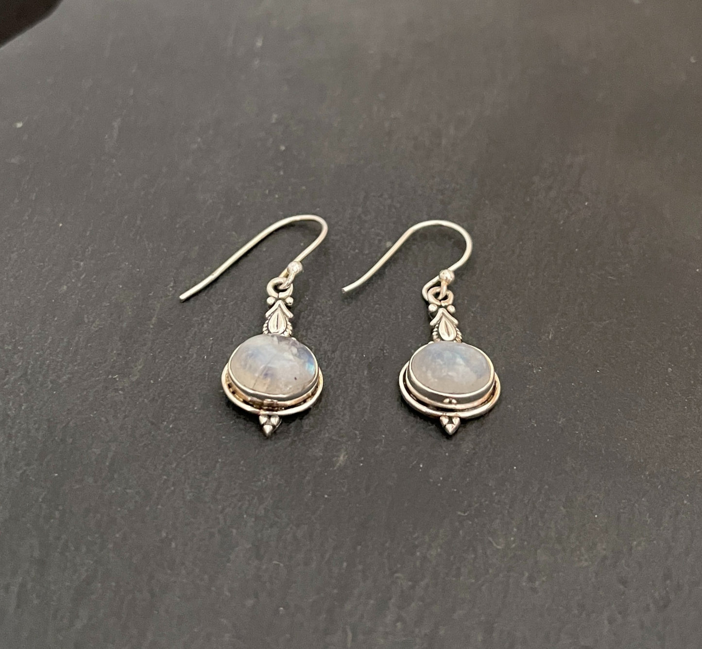 Moonstone Drop Earrings image 1
