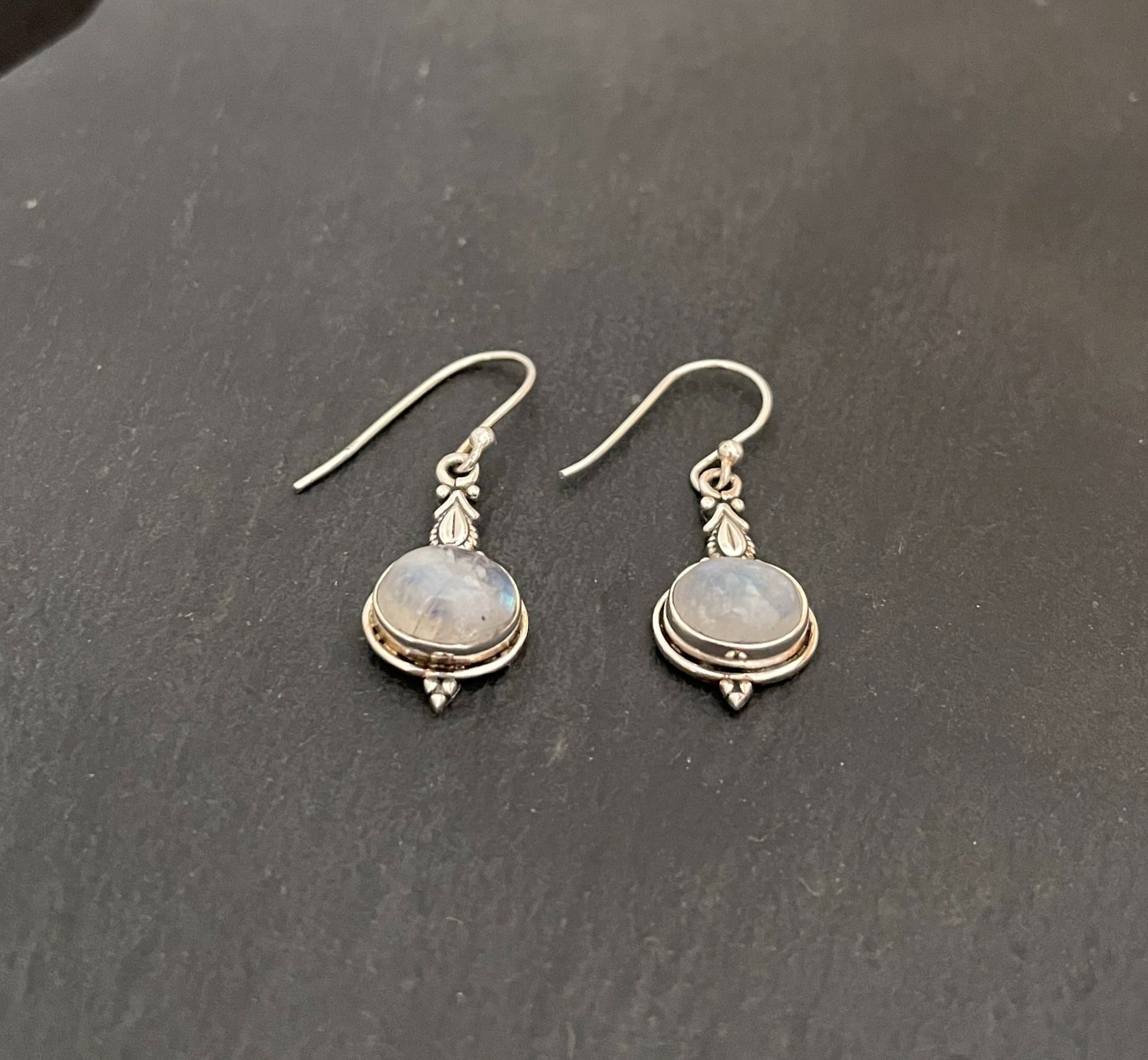 Moonstone Drop Earrings image 1
