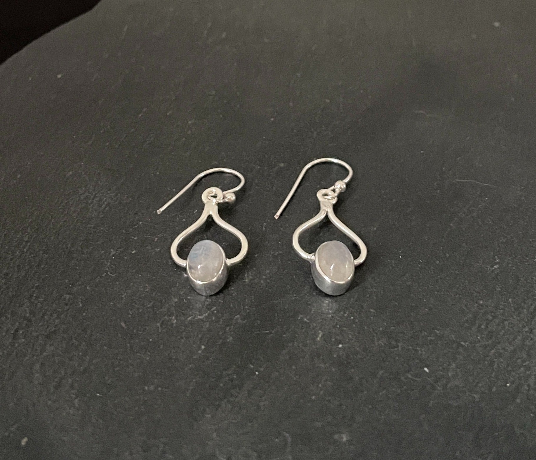 Moonstone and Silver Earrings image 1