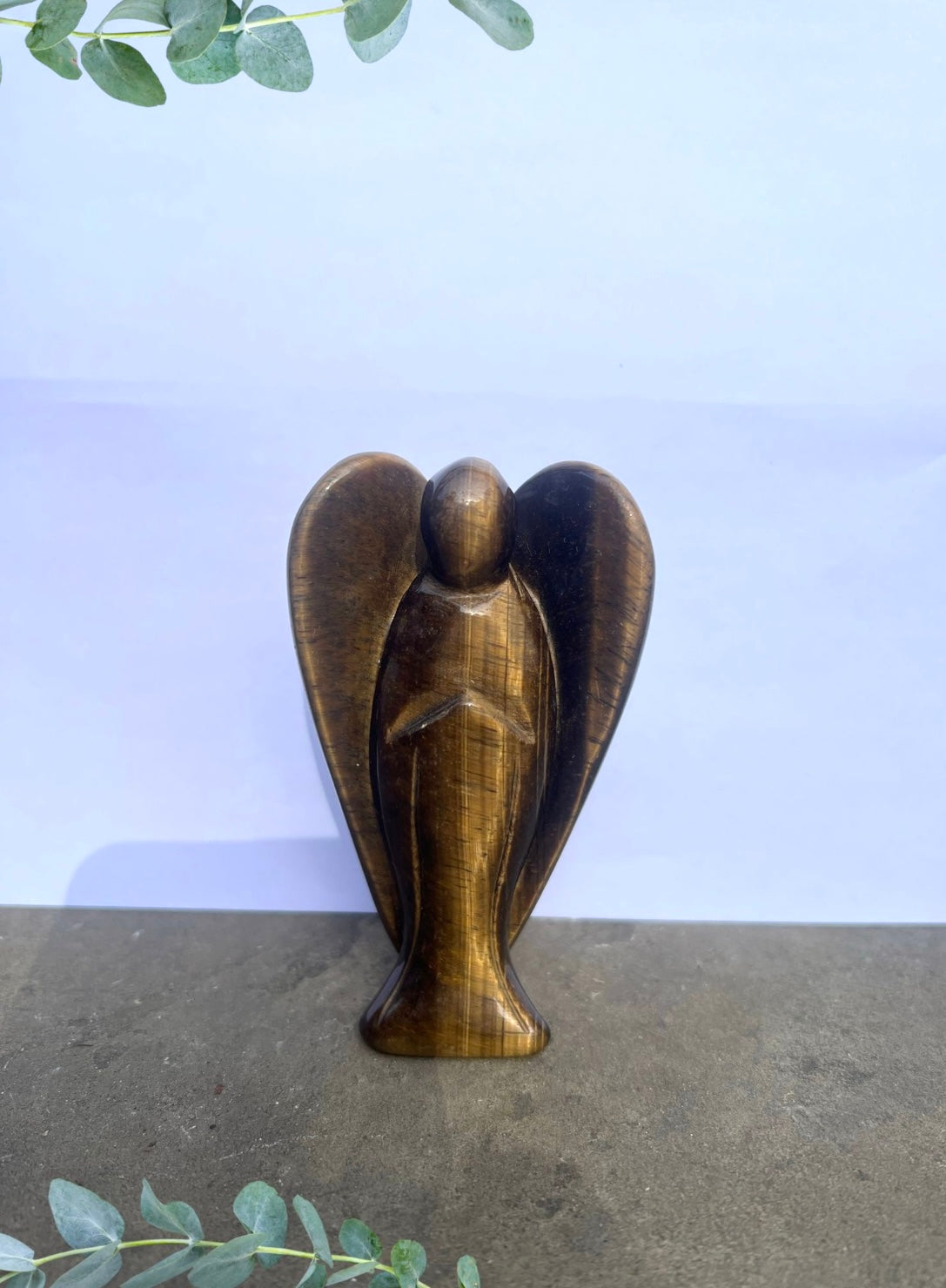 Large Tiger's Eye Angel image 0