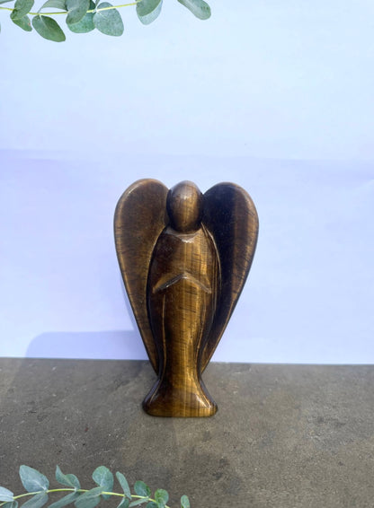 Large Tiger's Eye Angel image 0