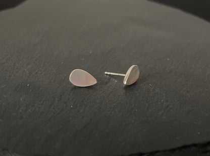Mother of Pearl Teardrop Stud Earrings image 1