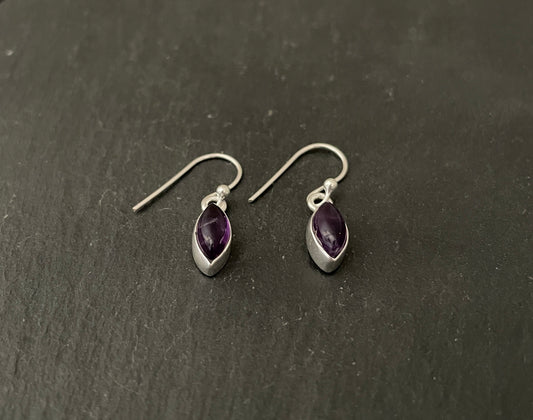 Amethyst Drop Earrings image 1