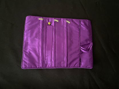 Purple and Gold Jewellery Wrap