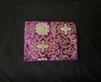 Purple and Gold Jewellery Wrap