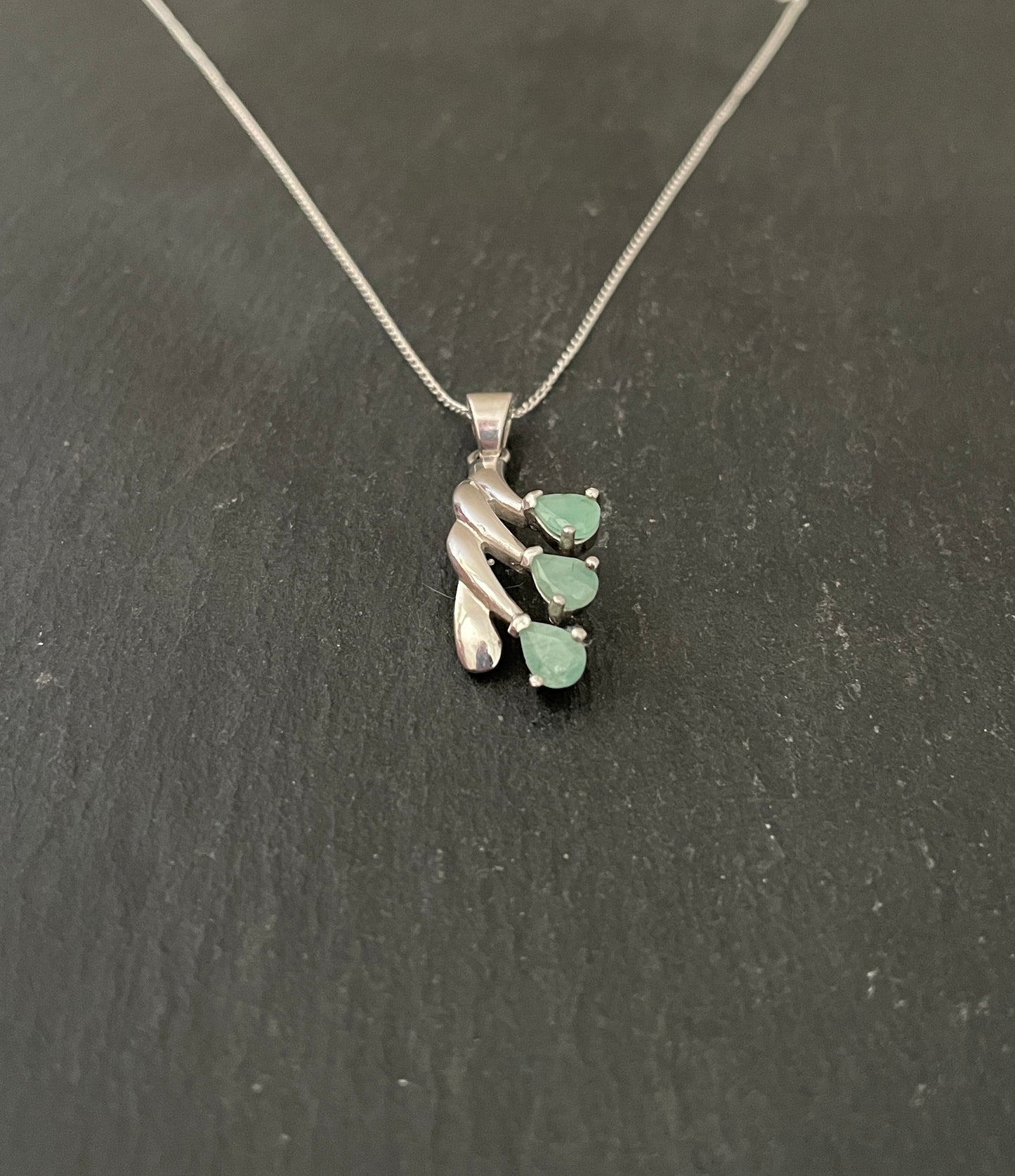 Emerald Drop Pendant image 1