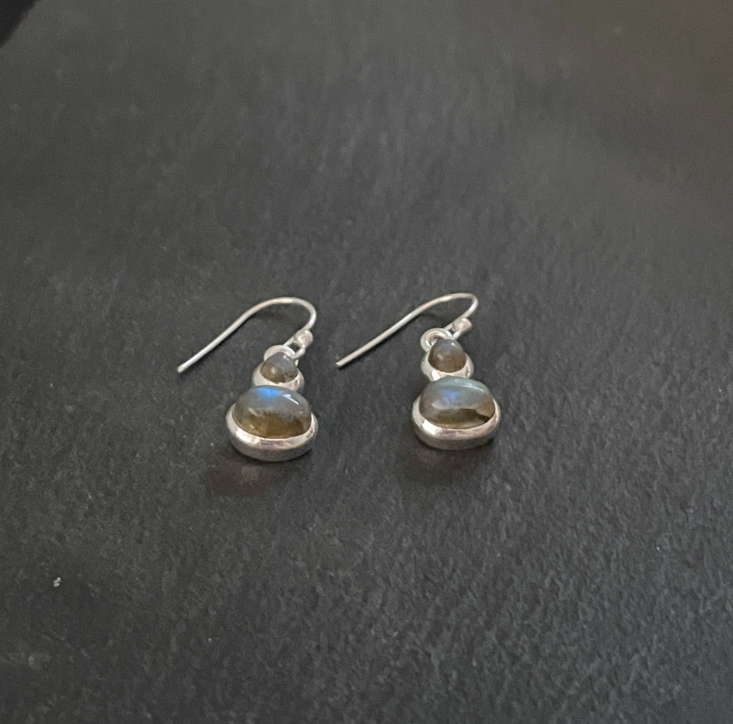 Labradorite and Silver Earrings image 1