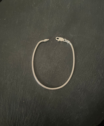 Sterling Silver Snake Chain Bracelet image 2