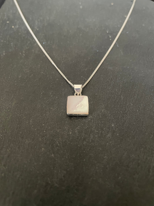 Mother of Pearl Square Pendant image 1