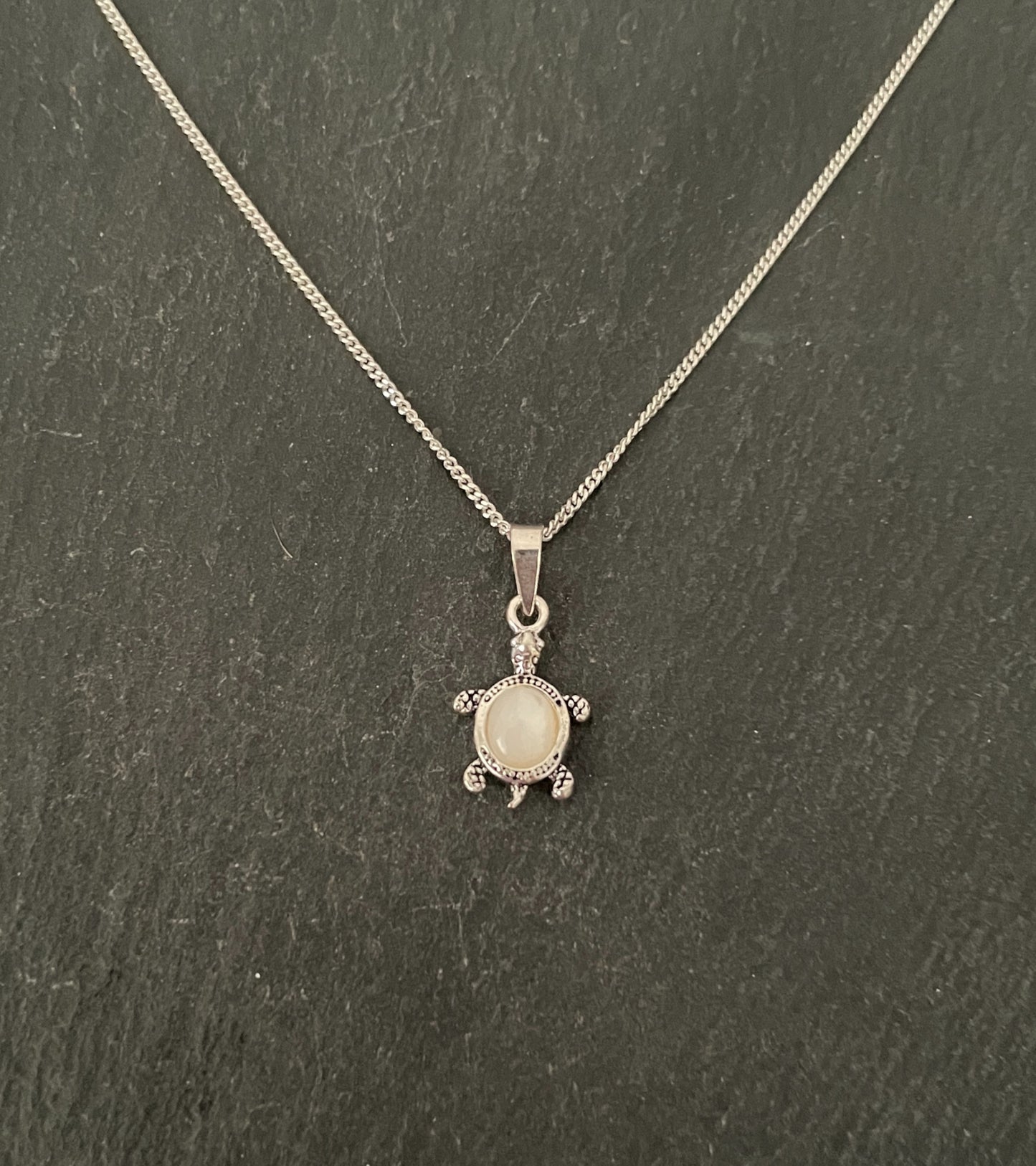 Mother of Pearl Turtle Pendant image 0