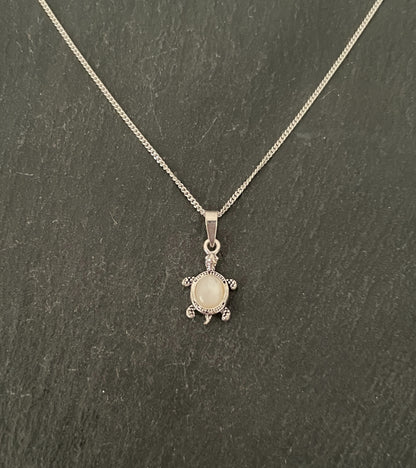Mother of Pearl Turtle Pendant image 0