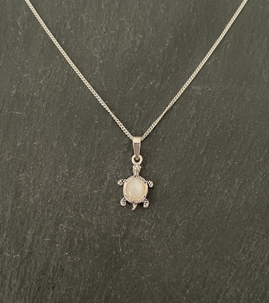 Mother of Pearl Turtle Pendant image 0