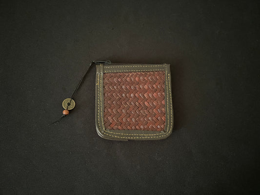 Brown Woven Purse image 0