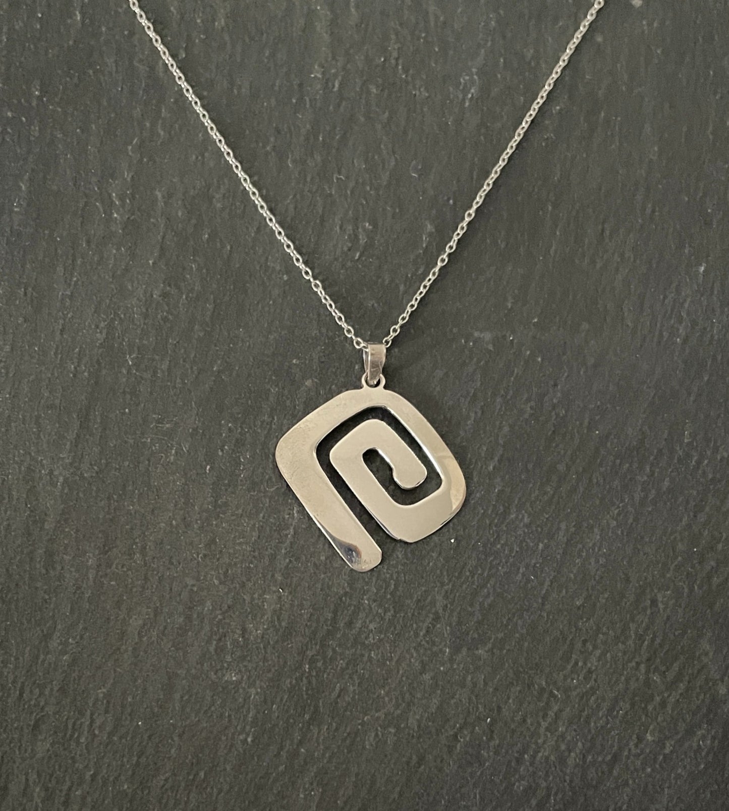Silver Swirl Pendant image 0