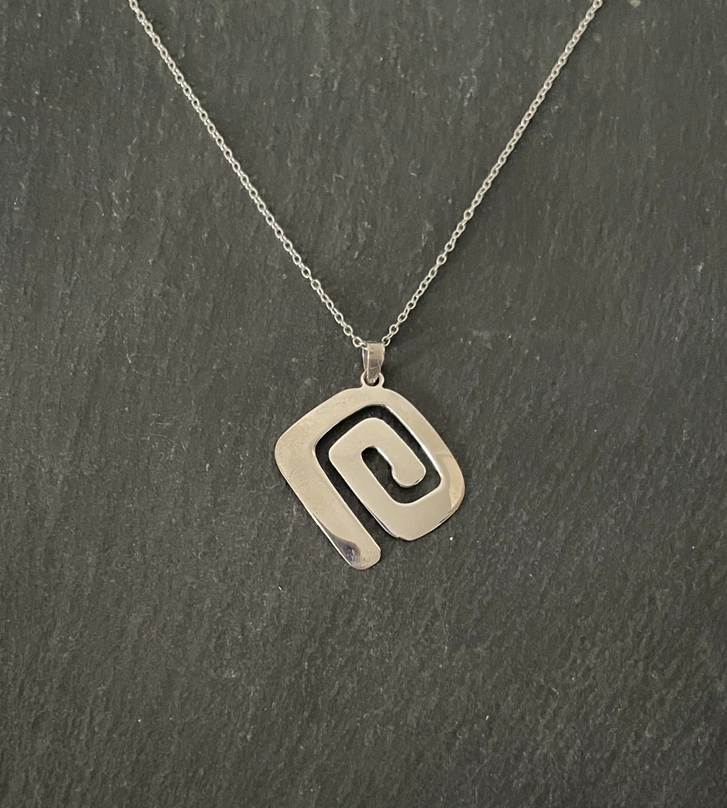 Silver Swirl Pendant image 0
