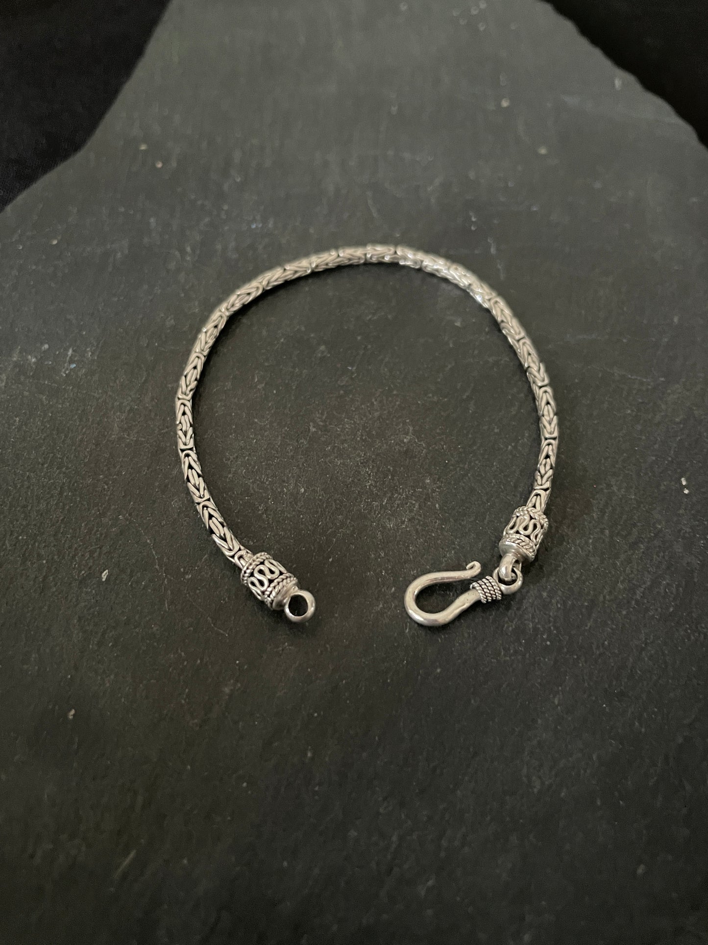 Sterling Silver Bali Chain Bracelet image 0