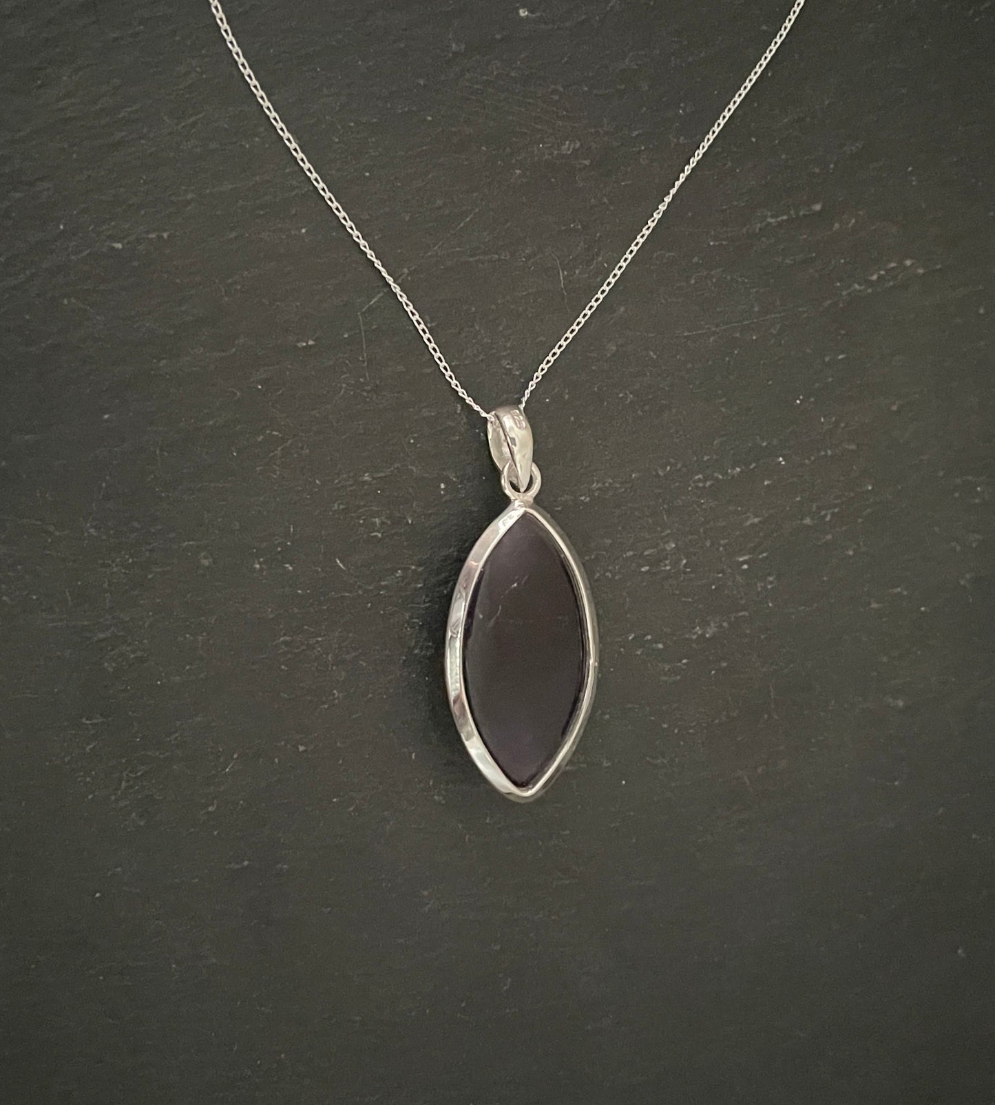 Amethyst and Silver Pendant image 3