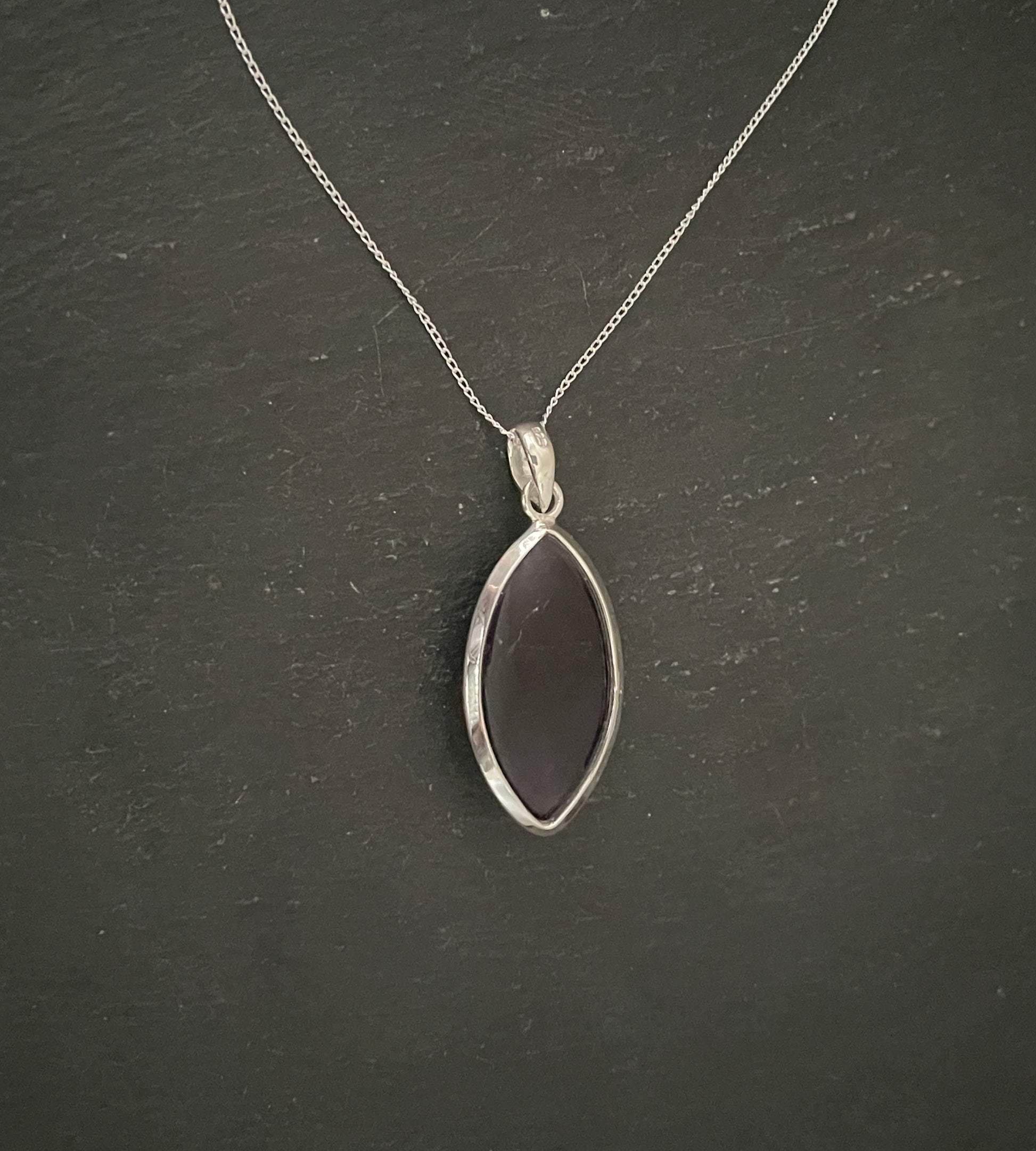 Amethyst and Silver Pendant image 3