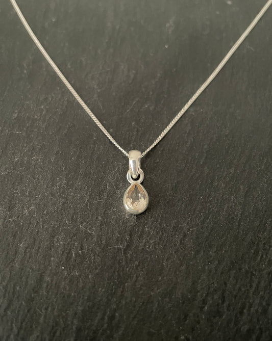 Citrine Teardrop Pendant image 1