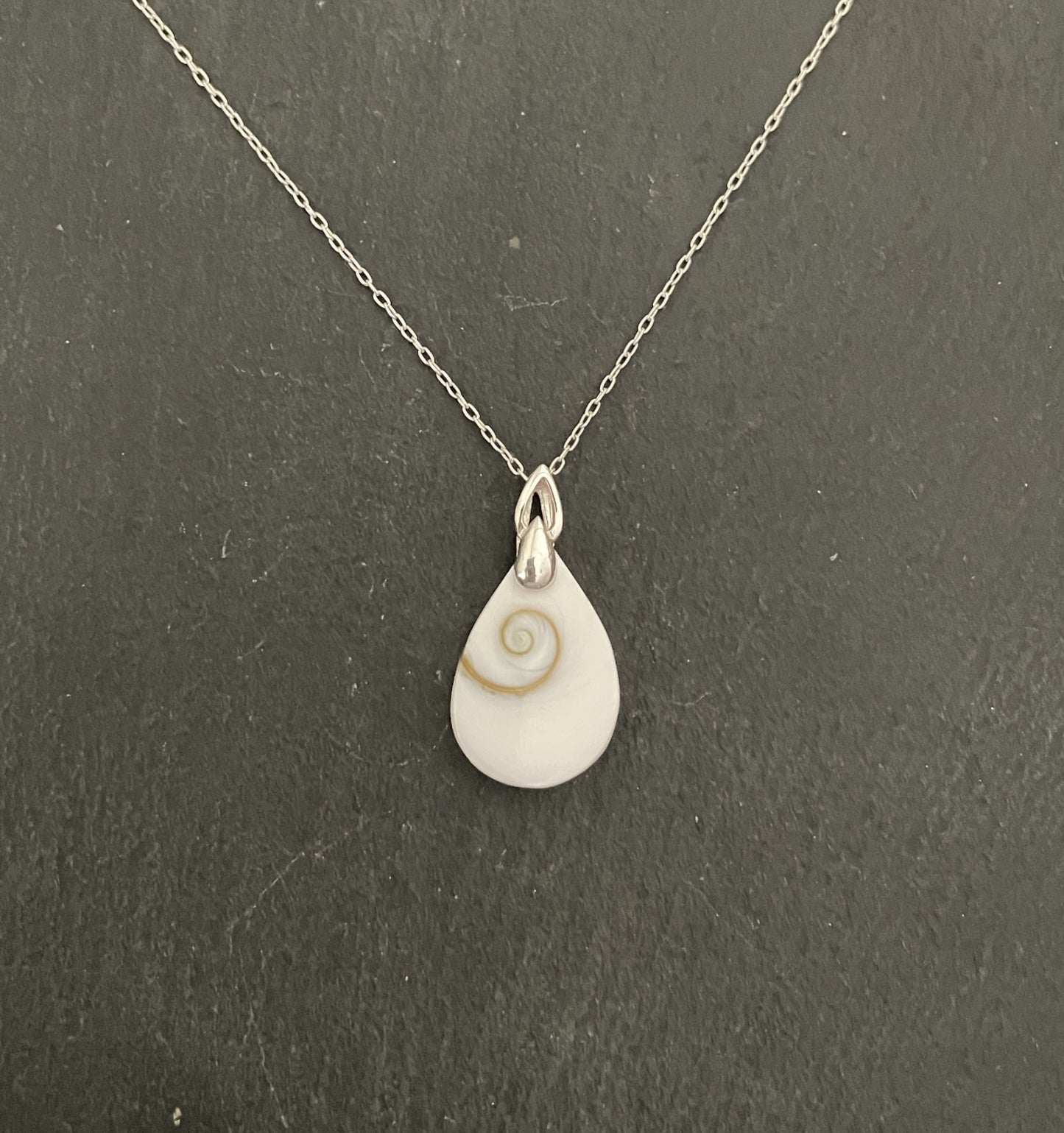 Shiva Shell Teardrop Pendant image 0