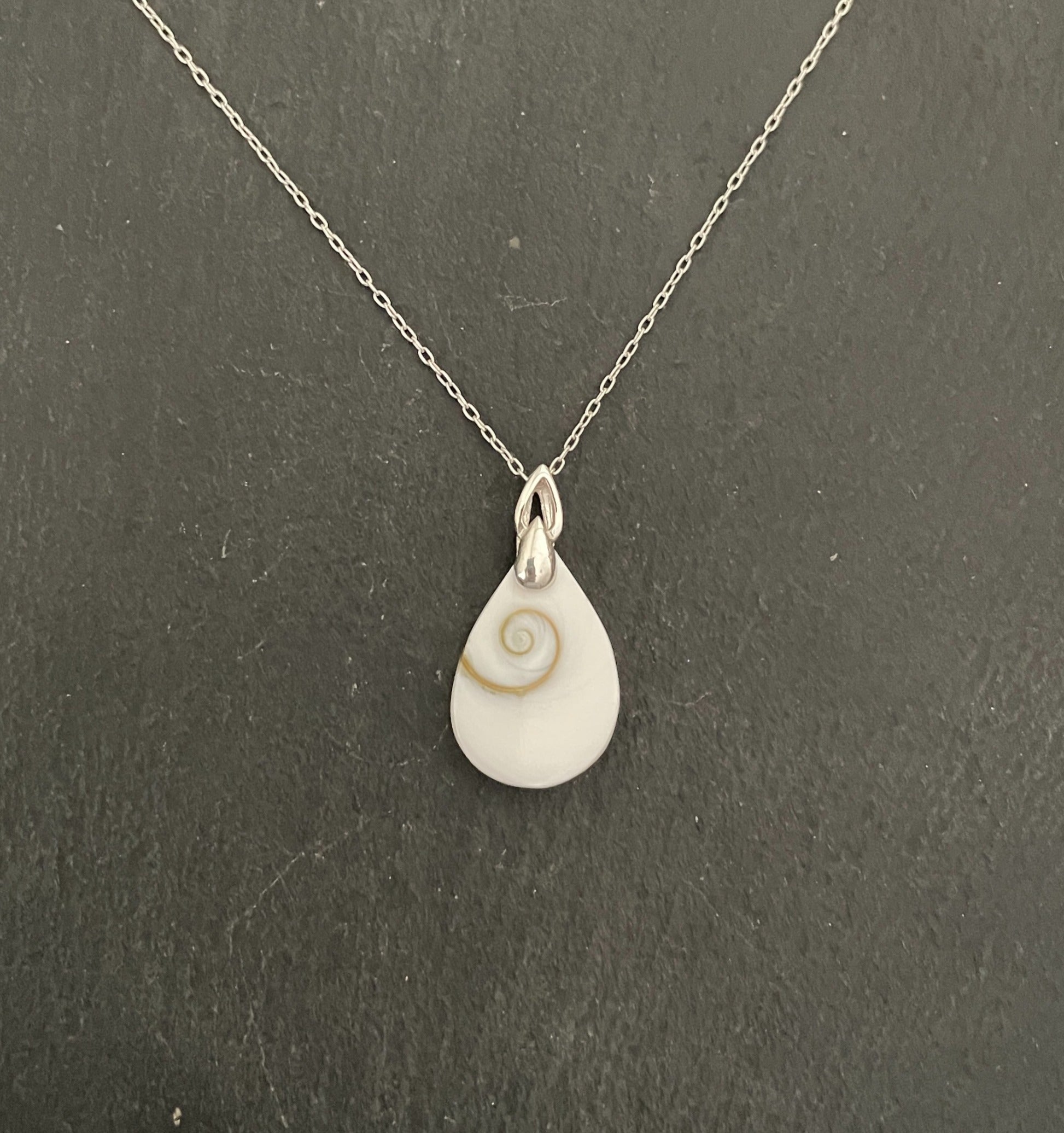 Shiva Shell Teardrop Pendant image 0