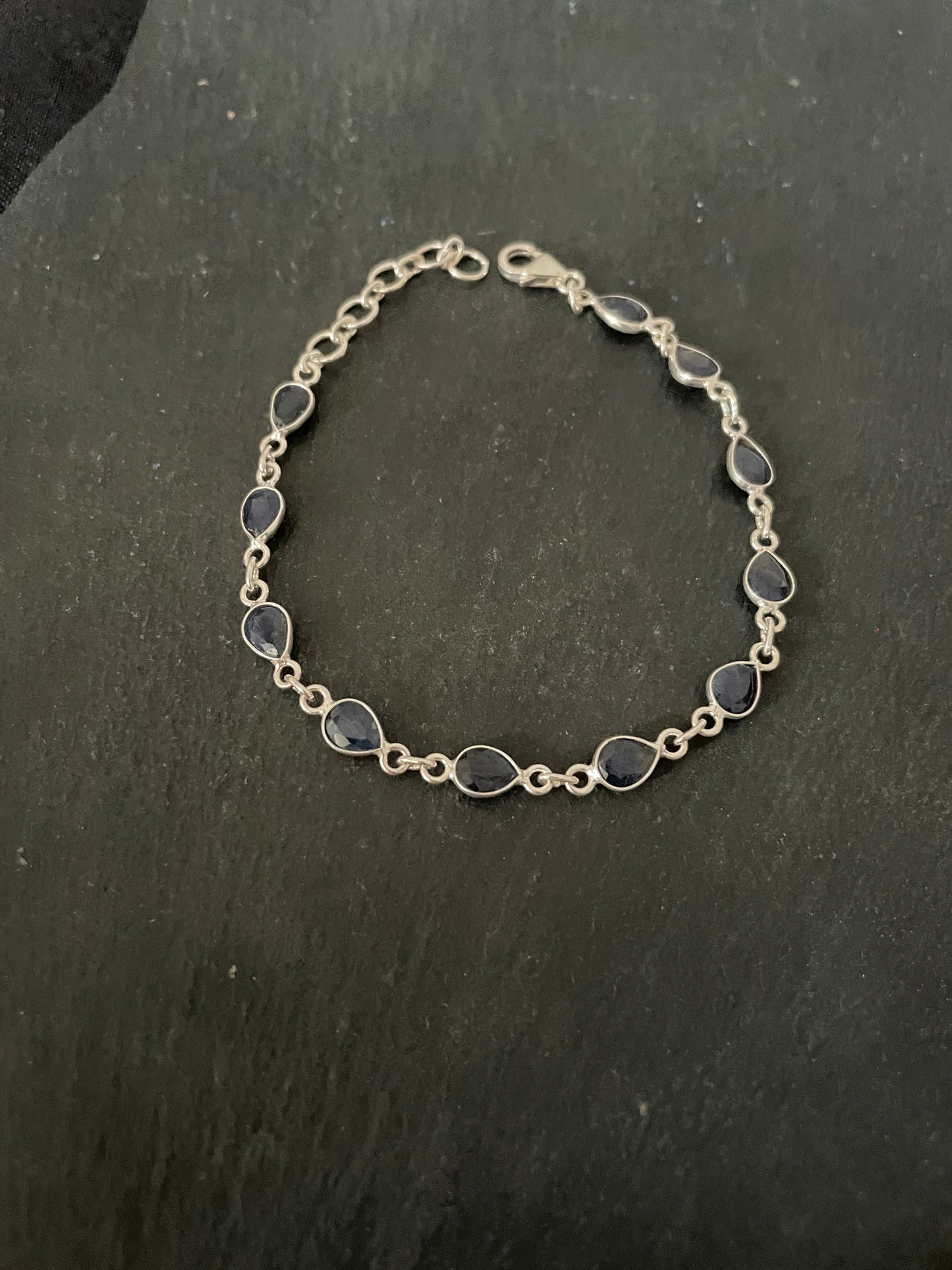 Teardrop Sapphire Bracelet image 2