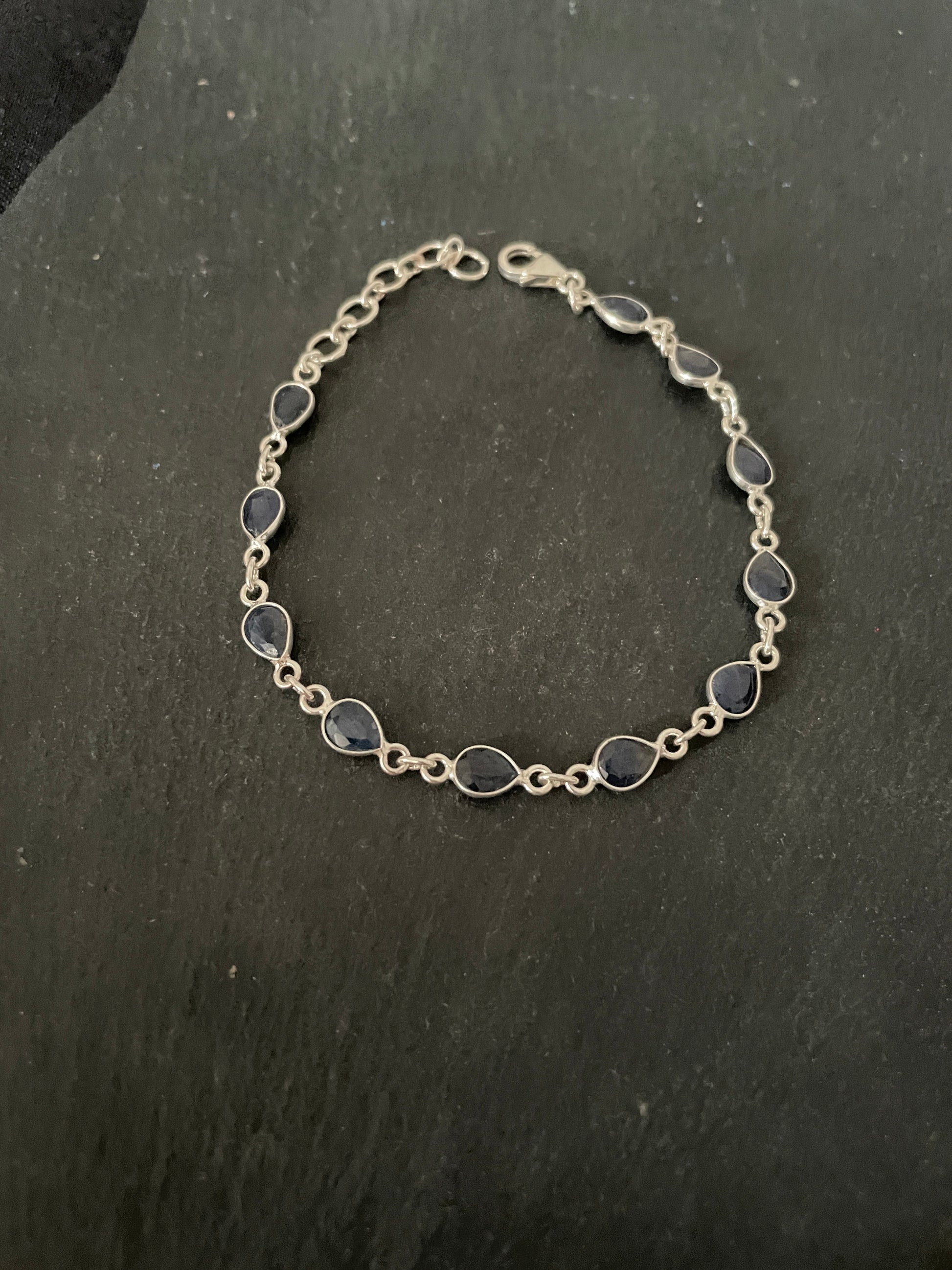 Teardrop Sapphire Bracelet image 2