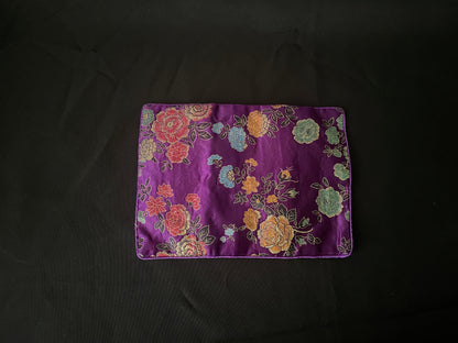 Purple Flower Jewellery Wrap