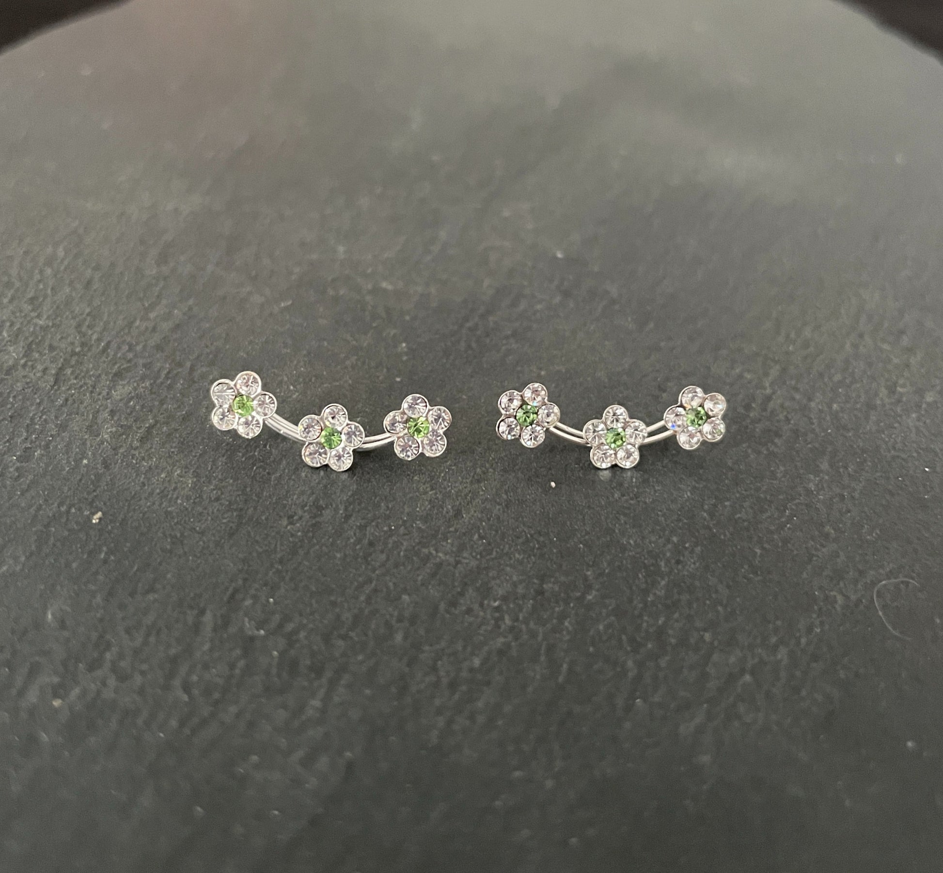 Three Flower Ear Climbers image 1