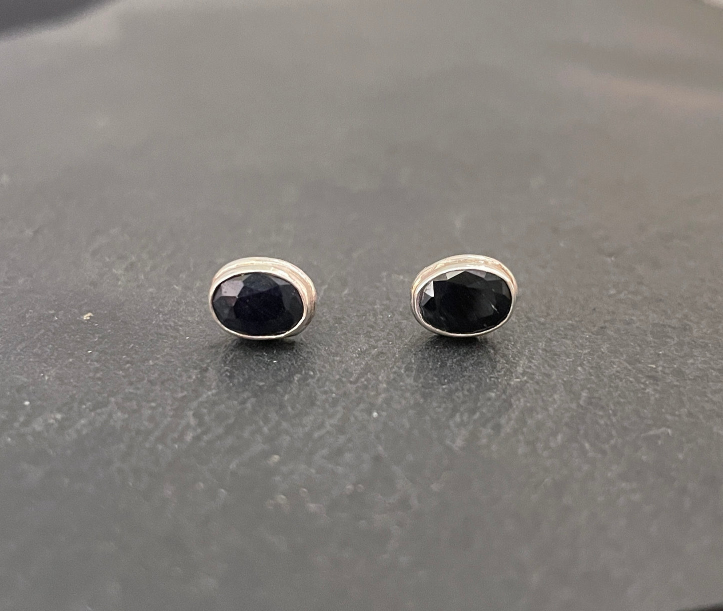 Oval Sapphire Stud Earrings image 0