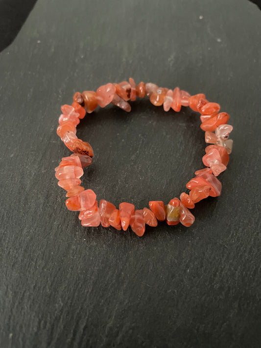 Carnelian Chip Bracelet image 0