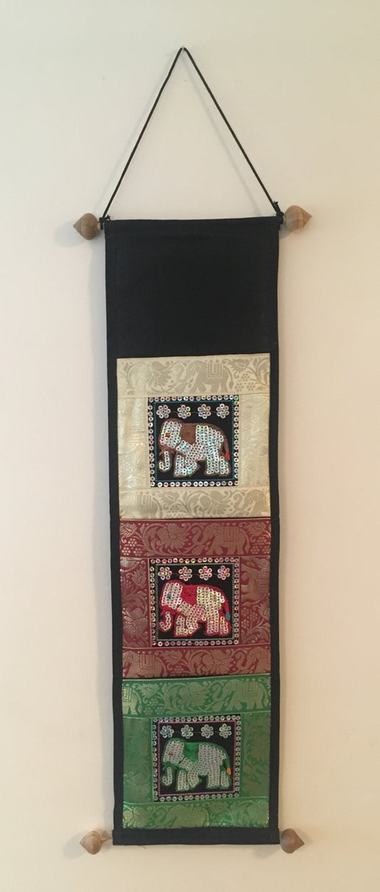 White, Brown and Green Hanger image 0