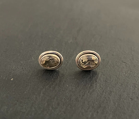 Citrine Oval Stud Earrings image 0