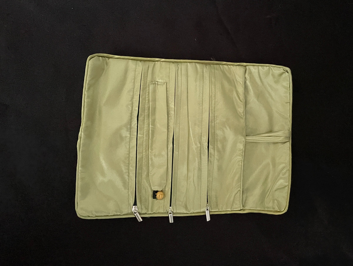 Green and Gold Jewellery Wrap