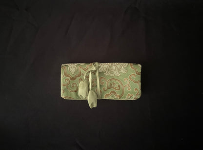 Green and Gold Jewellery Wrap