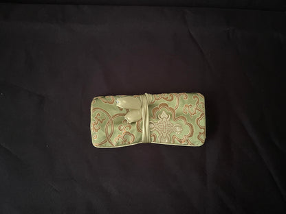 Green and Gold Jewellery Wrap
