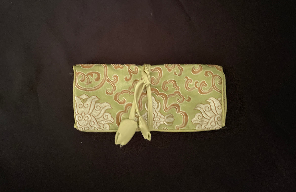 Green and Gold Jewellery Wrap