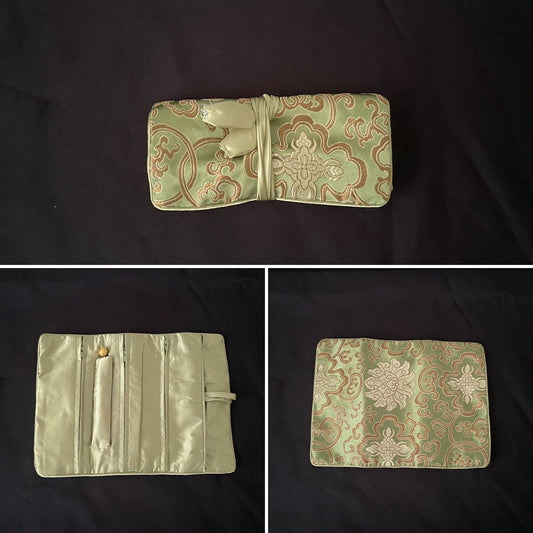 Green and Gold Jewellery Wrap